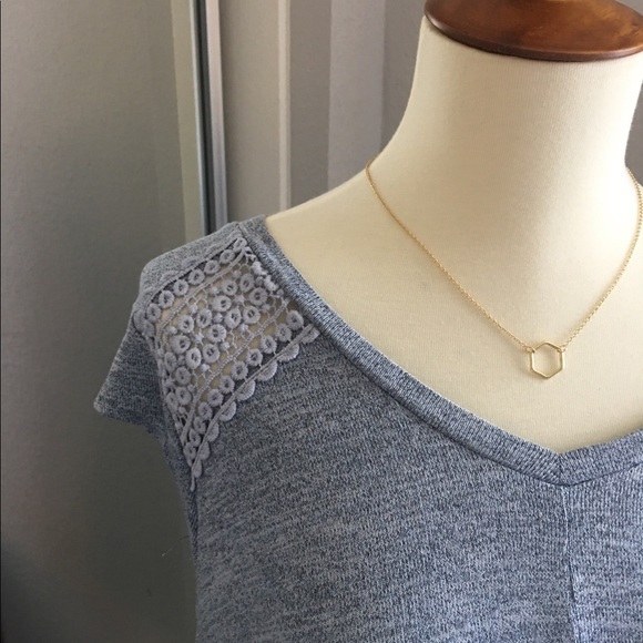 Jennifer Misty Blue Crochet Top - Picture 3 of 6